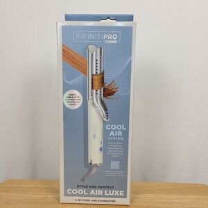 Conair InfinitiPRO Cool Air Luxe 2-in-1 Hair Style Curl & Straighten NEW In Box
